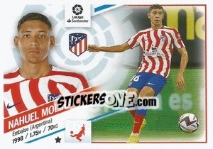 Sticker №35 Nahuel Molina (Atlético de Madrid) - Liga Spagnola 2022-2023 n. 715 - Panini