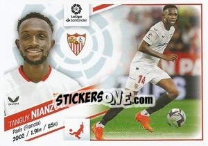 Sticker №37 Nianzou (Sevilla FC) - Liga Spagnola 2022-2023 - Panini