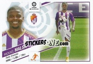 Cromo №40 Malsa (Real Valladolid CF) - Liga Spagnola 2022-2023 - Panini