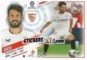 Sticker №42 Isco (Sevilla FC) - Liga Spagnola 2022-2023 - Panini