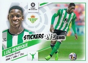 Sticker №8 Luiz Henrique (Real Betis) - Liga Spagnola 2022-2023 - Panini