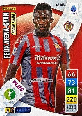Sticker Felix Afena-Gyan - Calciatori 2022-2023. Adrenalyn XL n. 48BIS - Panini