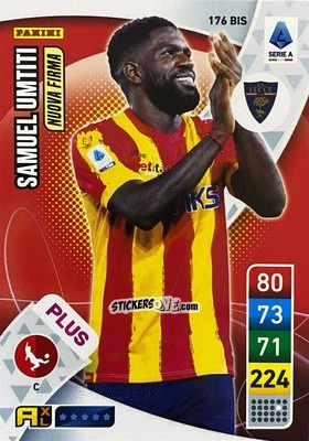 Sticker Samuel Umtiti - Calciatori 2022-2023. Adrenalyn XL n. 176BIS - Panini