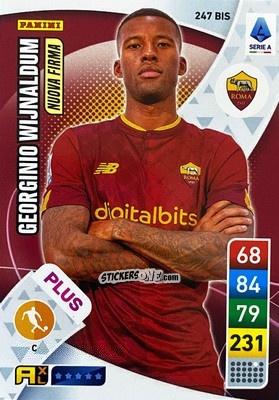 Sticker Georginio Wijnaldum - Calciatori 2022-2023. Adrenalyn XL n. 247BIS - Panini