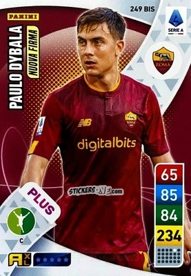 Sticker Paulo Dybala - Calciatori 2022-2023. Adrenalyn XL n. 249BIS - Panini