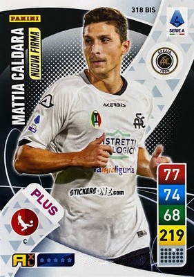 Sticker Mattia Caldara - Calciatori 2022-2023. Adrenalyn XL n. 318BIS - Panini