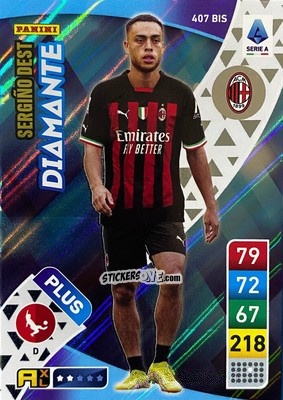 Sticker Sergino Dest - Calciatori 2022-2023. Adrenalyn XL n. 407BIS - Panini
