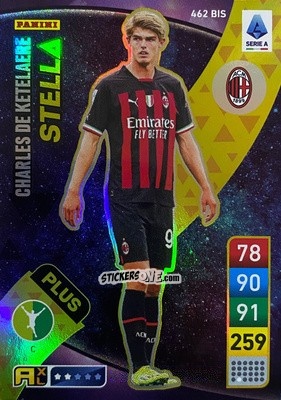 Sticker Charles De Ketelaere - Calciatori 2022-2023. Adrenalyn XL n. 462BIS - Panini