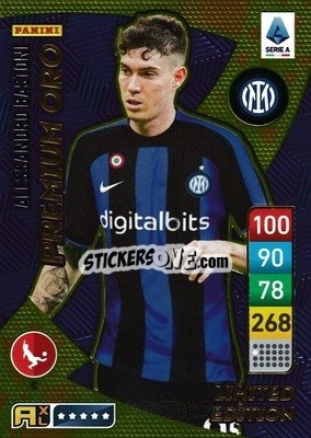 Sticker Alessandro Bastoni - Calciatori 2022-2023. Adrenalyn XL n. LE-AB - Panini