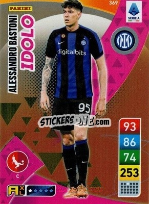 Sticker Alessandro Bastoni - Calciatori 2022-2023. Adrenalyn XL n. 369 - Panini