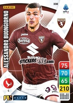 Figurina Alessandro Buongiorno - Calciatori 2022-2023. Adrenalyn XL - Panini