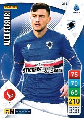 Figurina Alex Ferrari - Calciatori 2022-2023. Adrenalyn XL - Panini