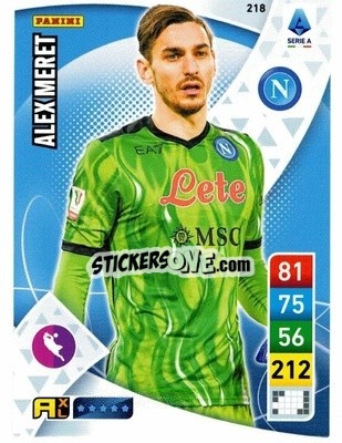 Figurina Alex Meret - Calciatori 2022-2023. Adrenalyn XL - Panini