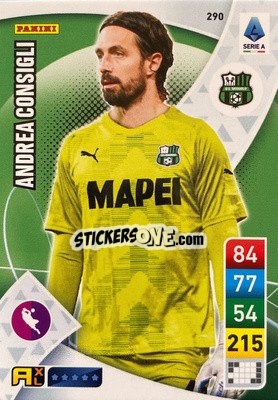 Figurina Andrea Consigli - Calciatori 2022-2023. Adrenalyn XL - Panini