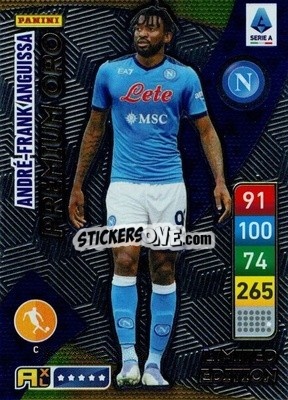 Sticker André-Frank Anguissa - Calciatori 2022-2023. Adrenalyn XL n. LE-AFA - Panini
