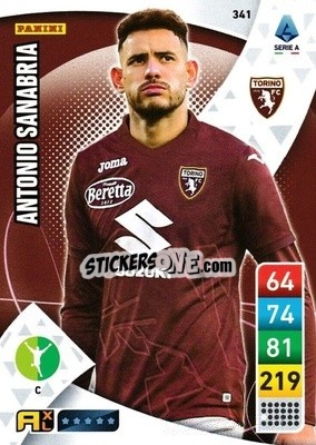 Sticker Antonio Sanabria - Calciatori 2022-2023. Adrenalyn XL n. 341 - Panini