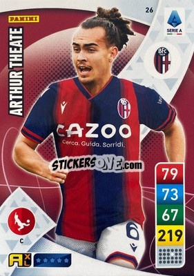 Sticker Arthur Theate - Calciatori 2022-2023. Adrenalyn XL - Panini