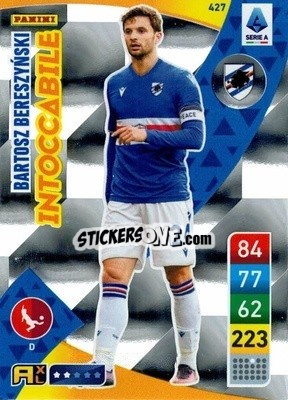 Sticker Bartosz Bereszyński - Calciatori 2022-2023. Adrenalyn XL n. 427 - Panini