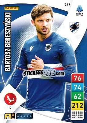 Sticker Bartosz Bereszyński - Calciatori 2022-2023. Adrenalyn XL n. 277 - Panini