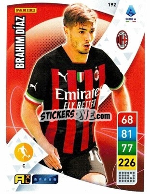 Figurina Brahim Díaz - Calciatori 2022-2023. Adrenalyn XL - Panini