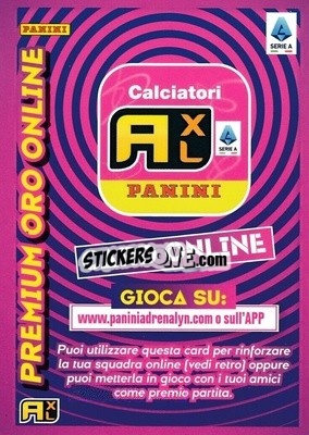 Sticker Card Oro Online - Calciatori 2022-2023. Adrenalyn XL - Panini