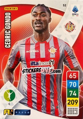 Sticker Cedric Gondo - Calciatori 2022-2023. Adrenalyn XL - Panini