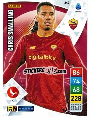 Sticker Chris Smalling - Calciatori 2022-2023. Adrenalyn XL n. 240 - Panini