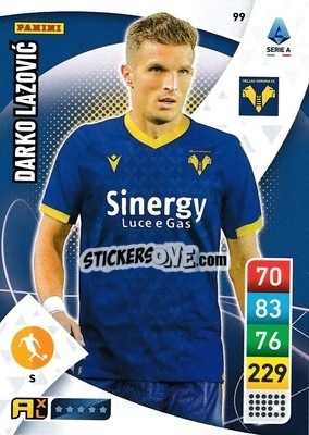 Sticker Darko Lazović - Calciatori 2022-2023. Adrenalyn XL n. 99 - Panini