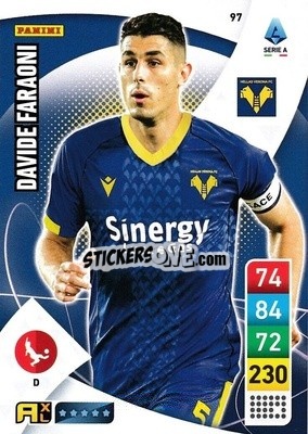 Sticker Davide Faraoni - Calciatori 2022-2023. Adrenalyn XL n. 97 - Panini