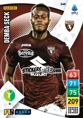 Sticker Demba Seck - Calciatori 2022-2023. Adrenalyn XL - Panini