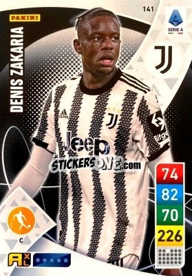 Sticker Denis Zakaria - Calciatori 2022-2023. Adrenalyn XL n. 141 - Panini