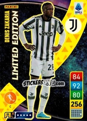 Sticker Denis Zakaria - Calciatori 2022-2023. Adrenalyn XL n. LE-DZ - Panini