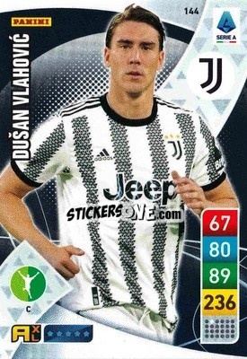 Sticker Dusan Vlahovic - Calciatori 2022-2023. Adrenalyn XL - Panini