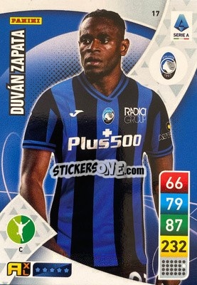 Sticker Duván Zapata - Calciatori 2022-2023. Adrenalyn XL - Panini