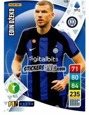 Sticker Edin Džeko - Calciatori 2022-2023. Adrenalyn XL - Panini