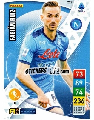 Sticker Fabián Ruiz - Calciatori 2022-2023. Adrenalyn XL n. 227 - Panini