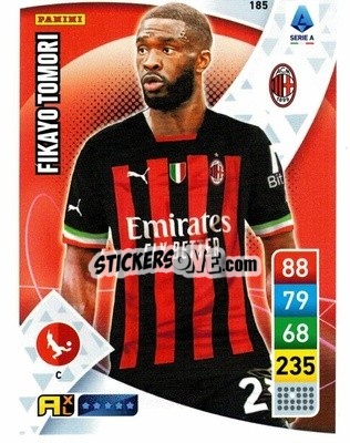 Sticker Fikayo Tomori - Calciatori 2022-2023. Adrenalyn XL n. 185 - Panini