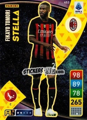 Sticker Fikayo Tomori - Calciatori 2022-2023. Adrenalyn XL n. 453 - Panini