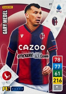 Figurina Gary Medel - Calciatori 2022-2023. Adrenalyn XL - Panini