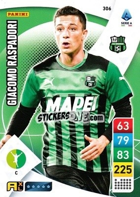 Figurina Giacomo Raspadori - Calciatori 2022-2023. Adrenalyn XL - Panini