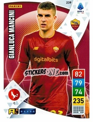 Sticker Gianluca Mancini - Calciatori 2022-2023. Adrenalyn XL n. 239 - Panini
