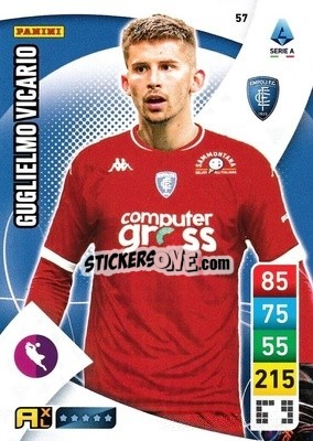 Figurina Guglielmo Vicario - Calciatori 2022-2023. Adrenalyn XL - Panini