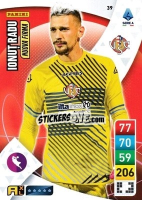 Sticker Ionuț Radu - Calciatori 2022-2023. Adrenalyn XL - Panini