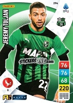 Cromo Jeremy Toljan - Calciatori 2022-2023. Adrenalyn XL - Panini