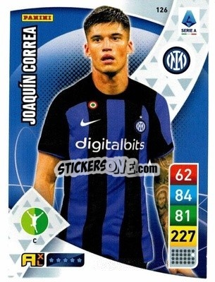Sticker Joaquín Correa - Calciatori 2022-2023. Adrenalyn XL n. 126 - Panini