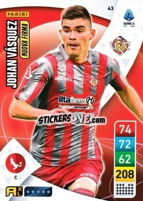 Sticker Johan Vásquez - Calciatori 2022-2023. Adrenalyn XL - Panini