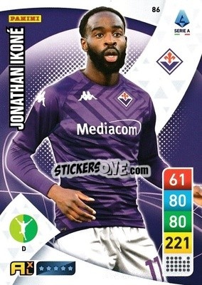 Sticker Jonathan Ikoné - Calciatori 2022-2023. Adrenalyn XL n. 86 - Panini