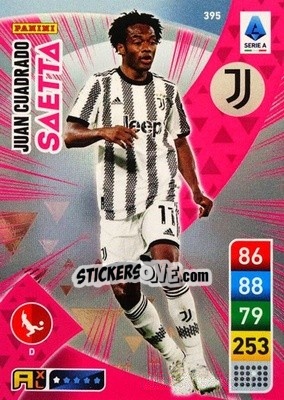 Sticker Juan Cuadrado - Calciatori 2022-2023. Adrenalyn XL n. 395 - Panini