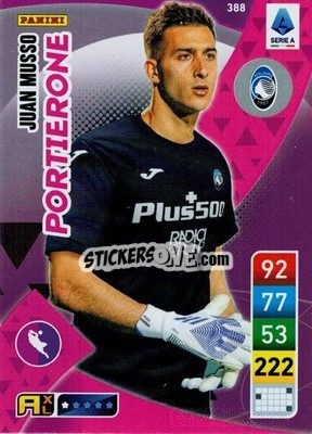 Figurina Juan Musso - Calciatori 2022-2023. Adrenalyn XL - Panini