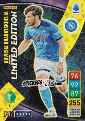 Sticker Khvicha Kvaratskhelia - Calciatori 2022-2023. Adrenalyn XL n. LE-KK - Panini